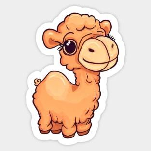 Lady Camel Sticker